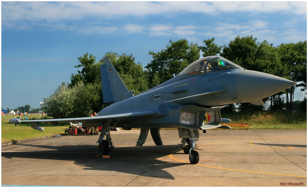 Luftwaffe Eurofighter   Open Dagen in Leeuwarden (Niederlande)