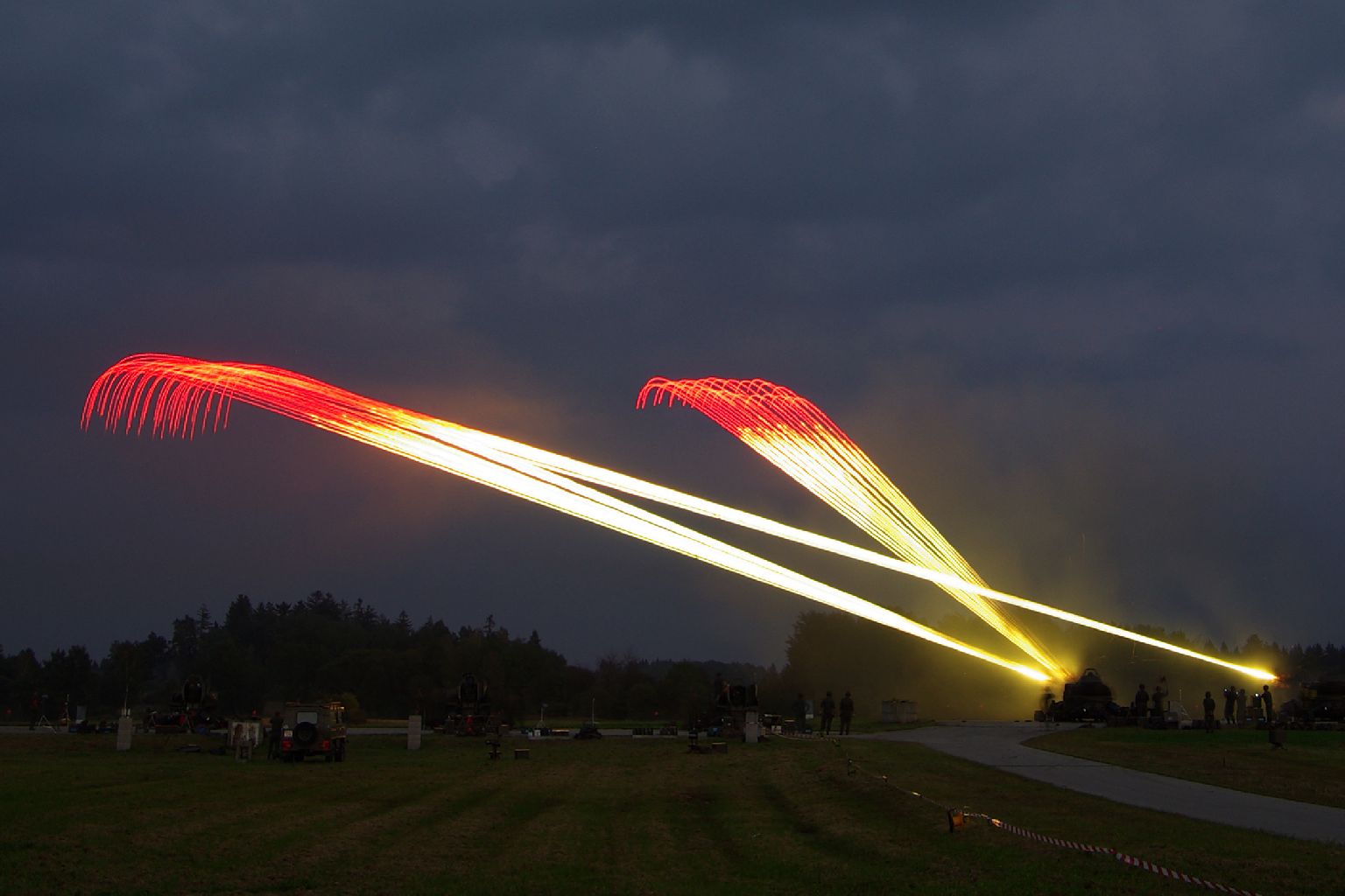 Luftzielschießen der Fliegerabwehr