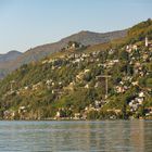 Luganersee Blick zum Castello di Morcote