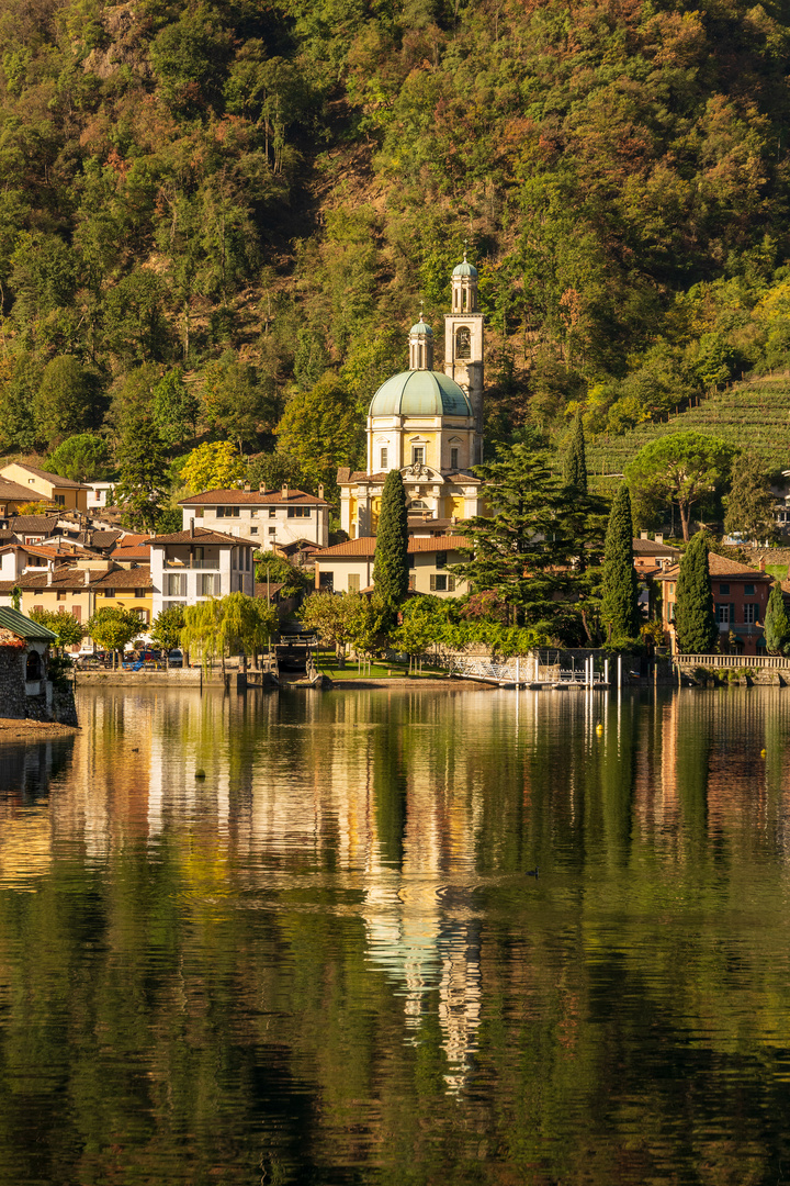 Luganersee Kirche in Riva San Vitale