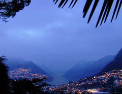 lugano at night