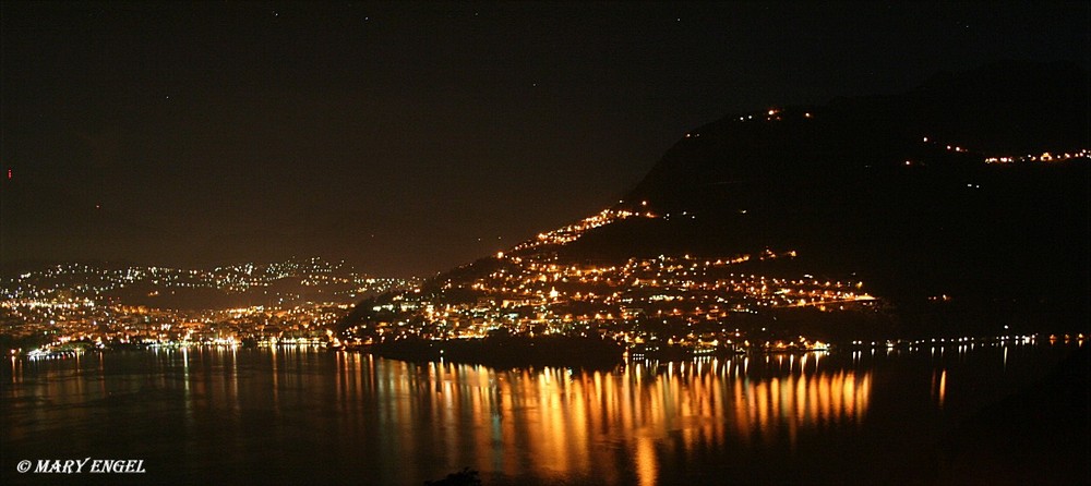 Lugano bei nacht