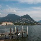 Lugano in Richtung Monte Brè