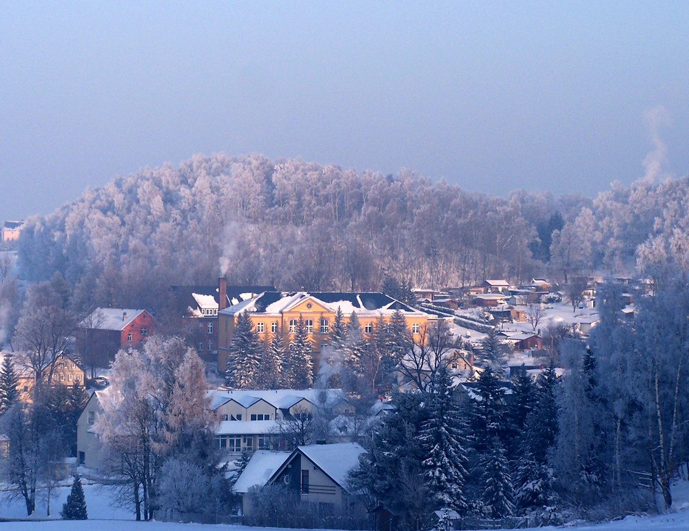 Lugau im Winter