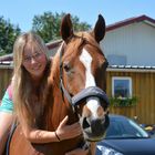 Luisa mit Pferd