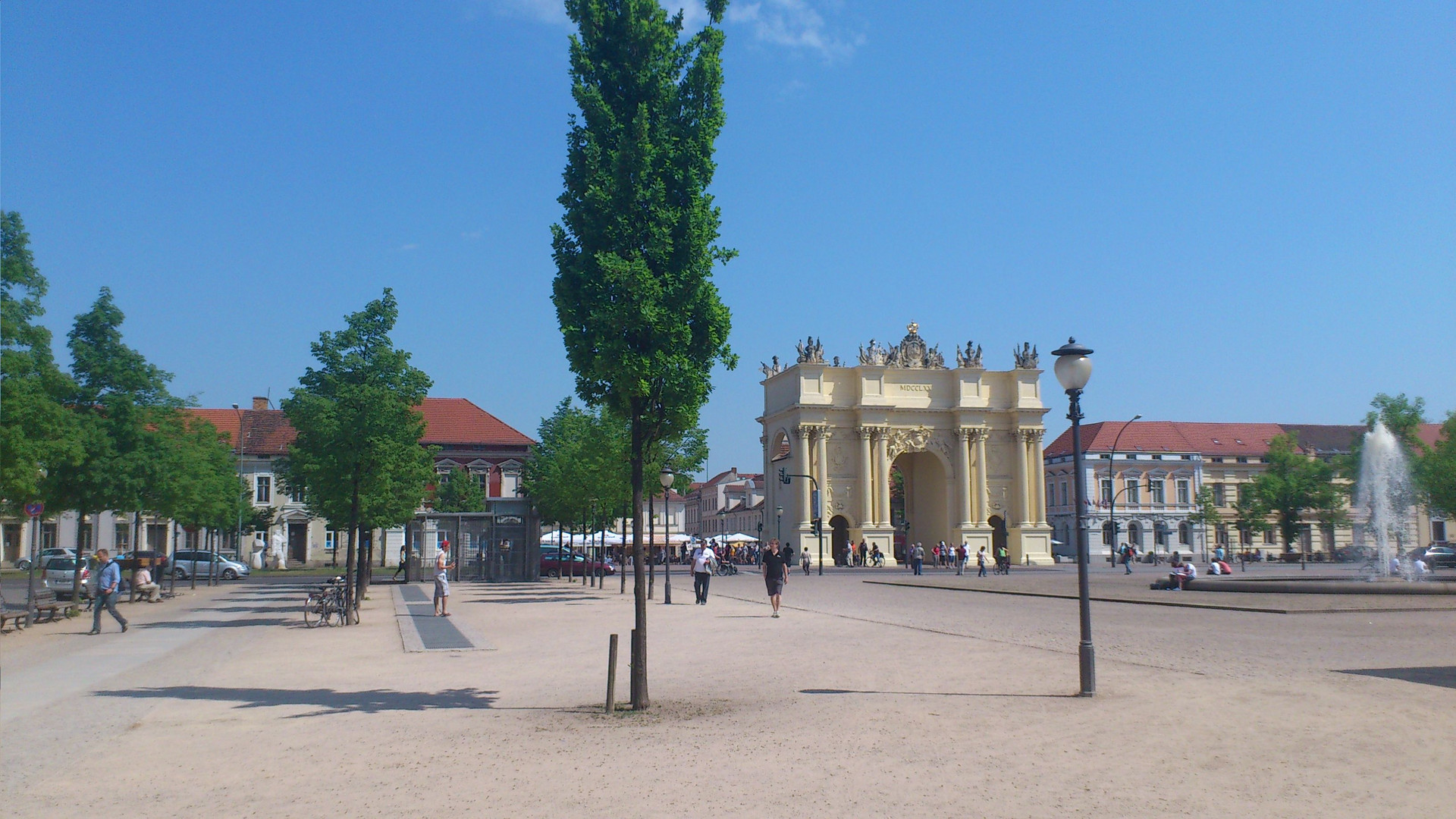Luisenplatz Brandenburger Tor Potsdam Foto & Bild ...