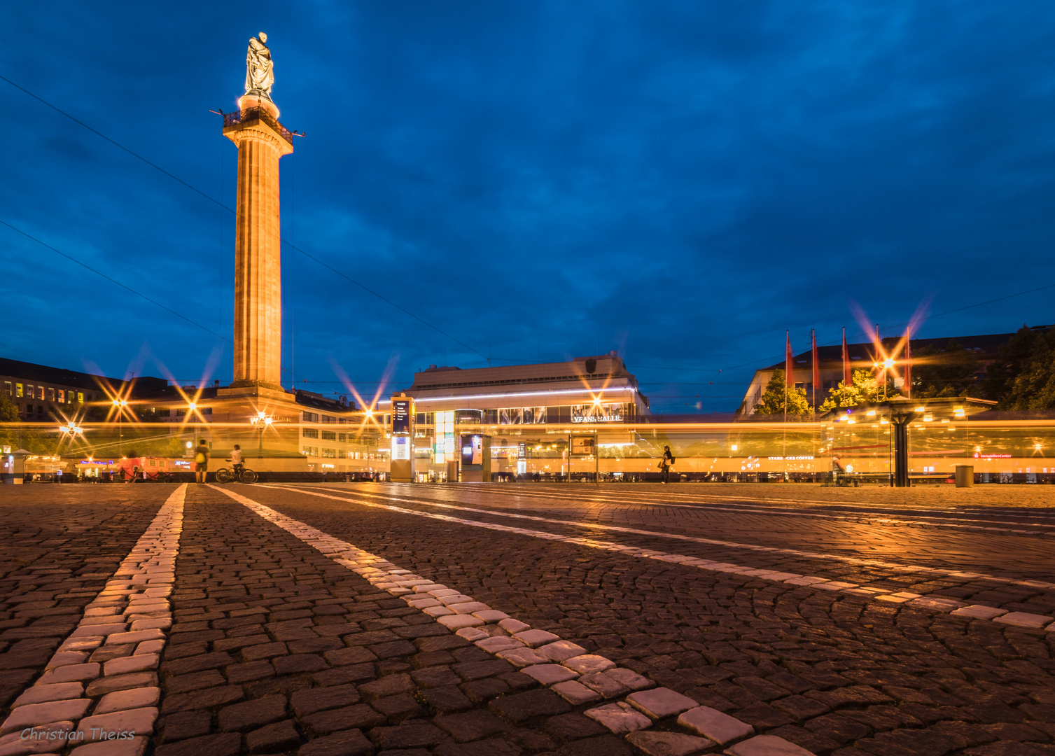 Luisenplatz zur blaue Stunde