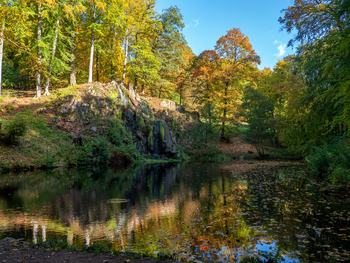 Luisenthaler Wasserfall im Altensteiner Park