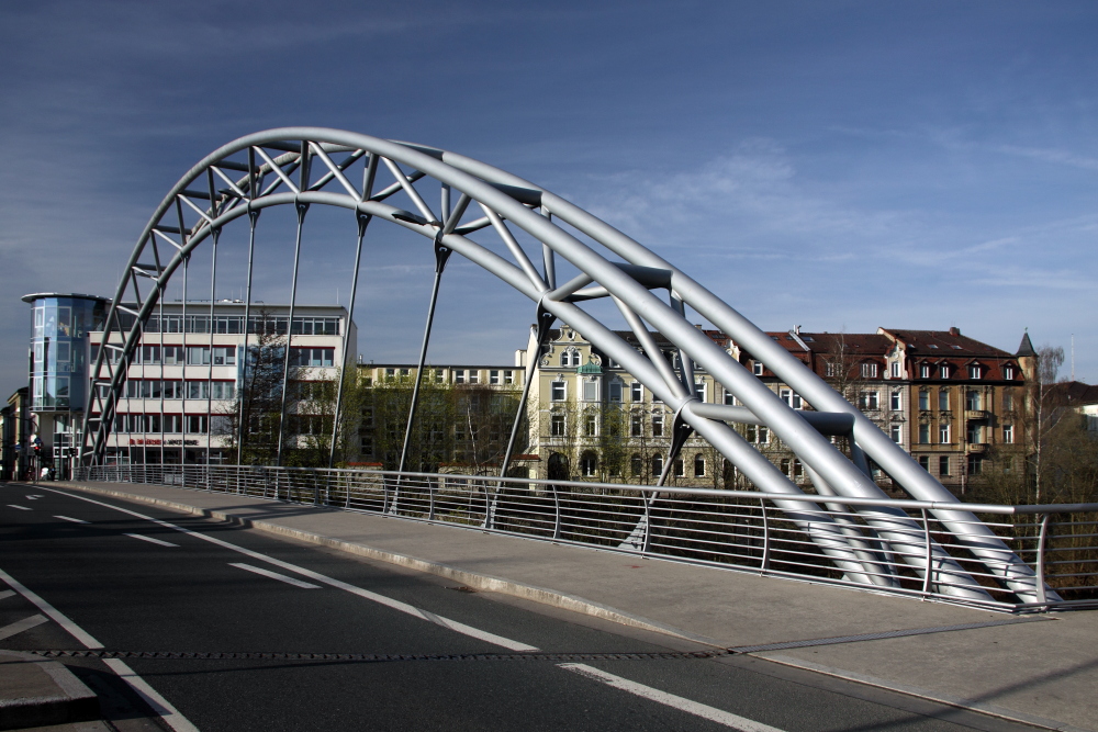 Luitpoldbrücke in Bamberg 2 Foto & Bild architektur, straßen