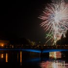 Luitpoldbrücke und Feuerwerk