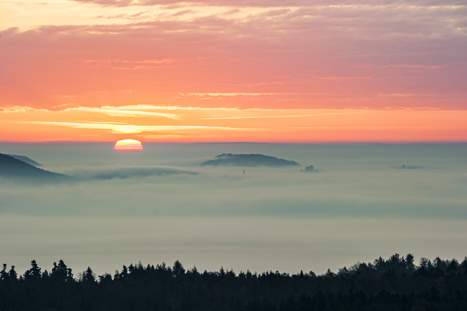 Luitpoldturm Sonnenaufgang