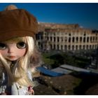 Luka junto al Coliseo de Roma