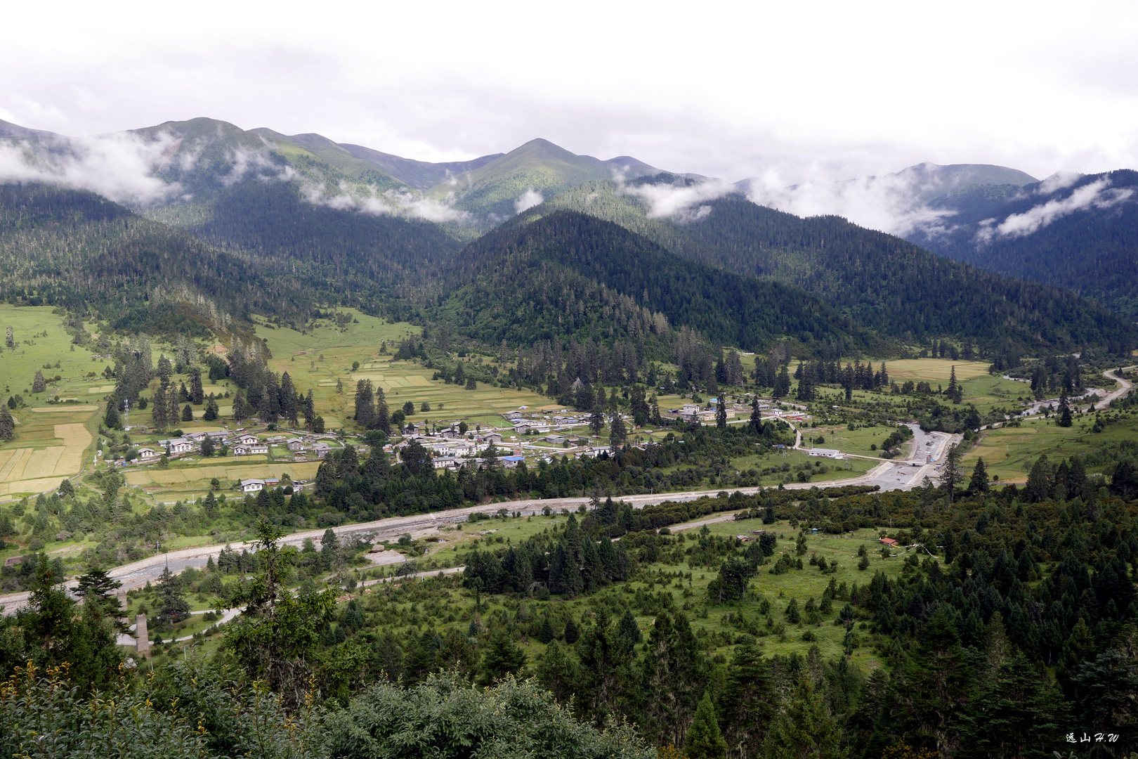 Lulang Town,Nyingchi Prefecture,Tibet