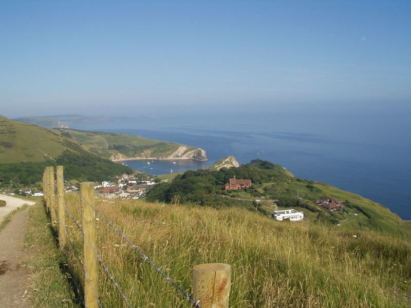 Lulworth Cove /Dorset von oben