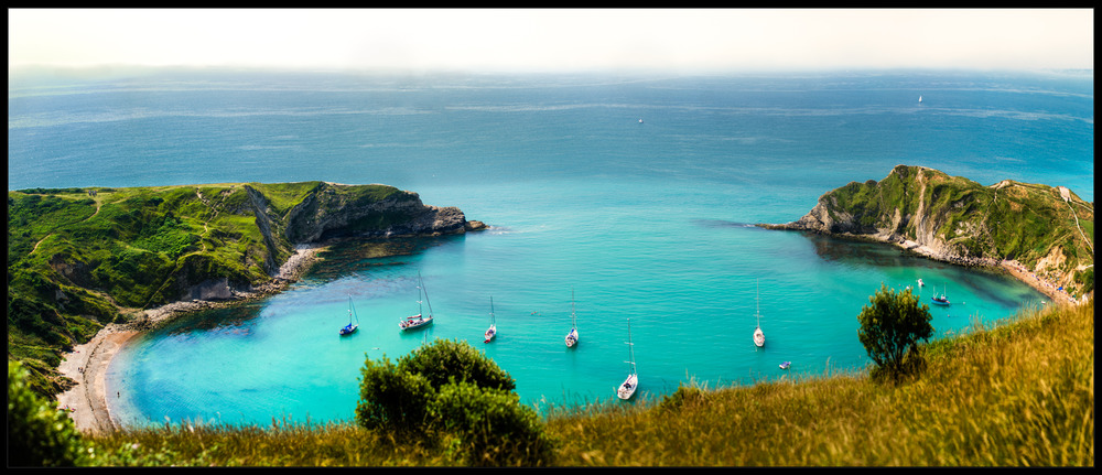 lulworth cove pan