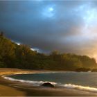 lumahai beach twilight