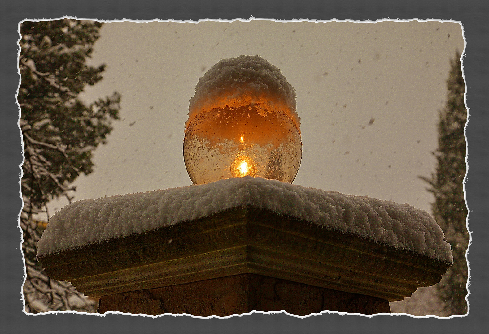 lumiere de neige sur la cote d azur