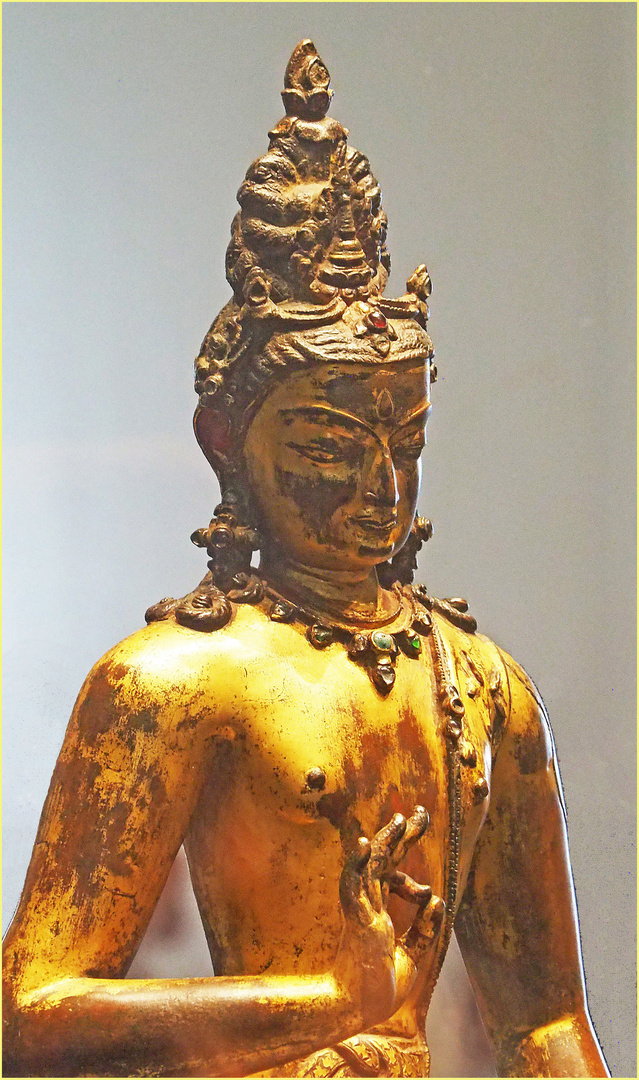 Lumière divine - Maitreya Bouddha, du futur Népal  (1100-1200)