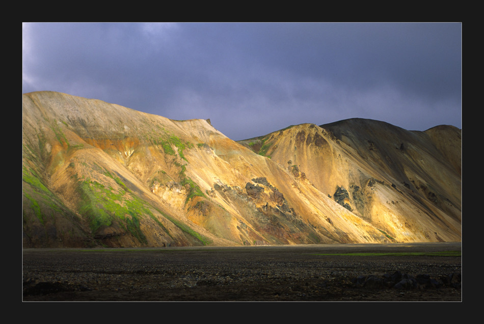 Lumière du soir au Landmanalaugar