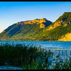 Lumière du soir sur le lac