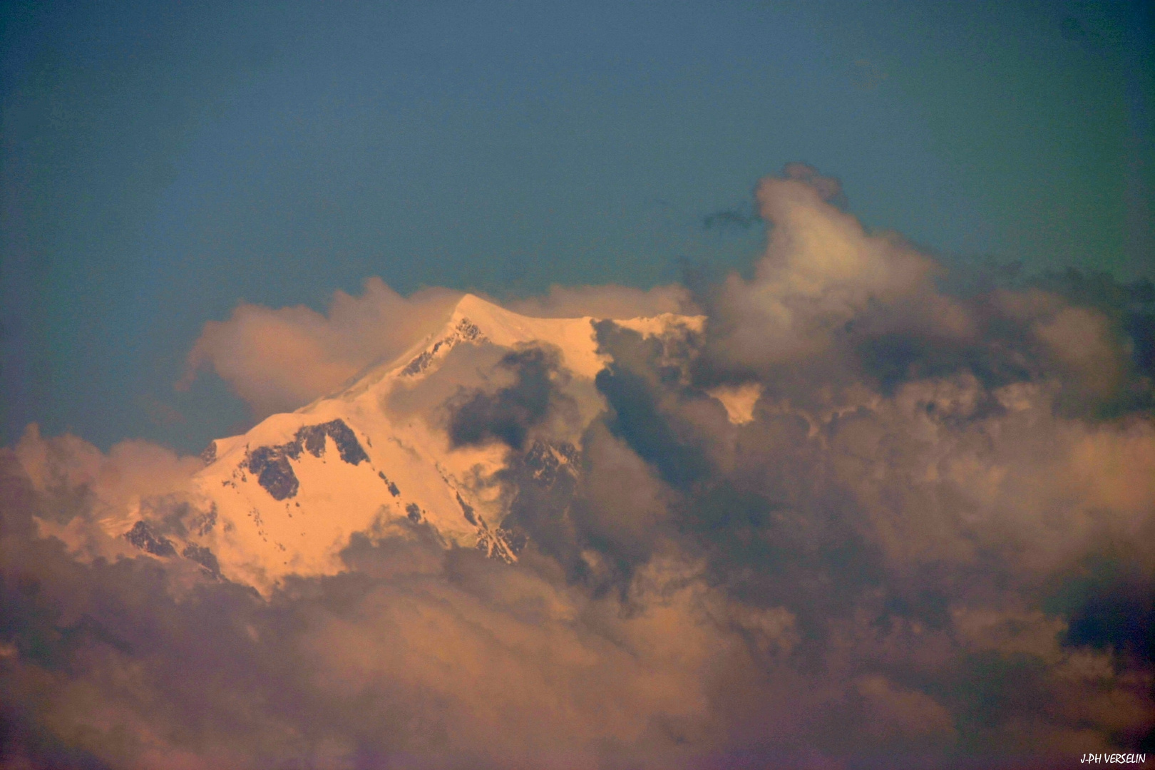 Lumière sur le mont Blanc