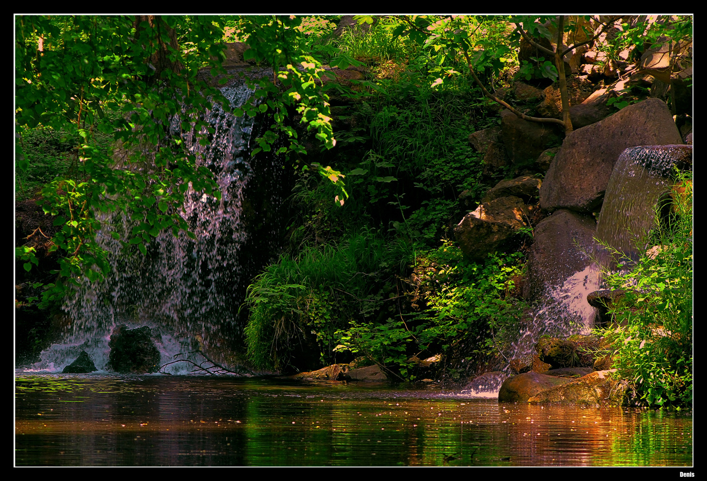 ...Lumière sur ma cascade...