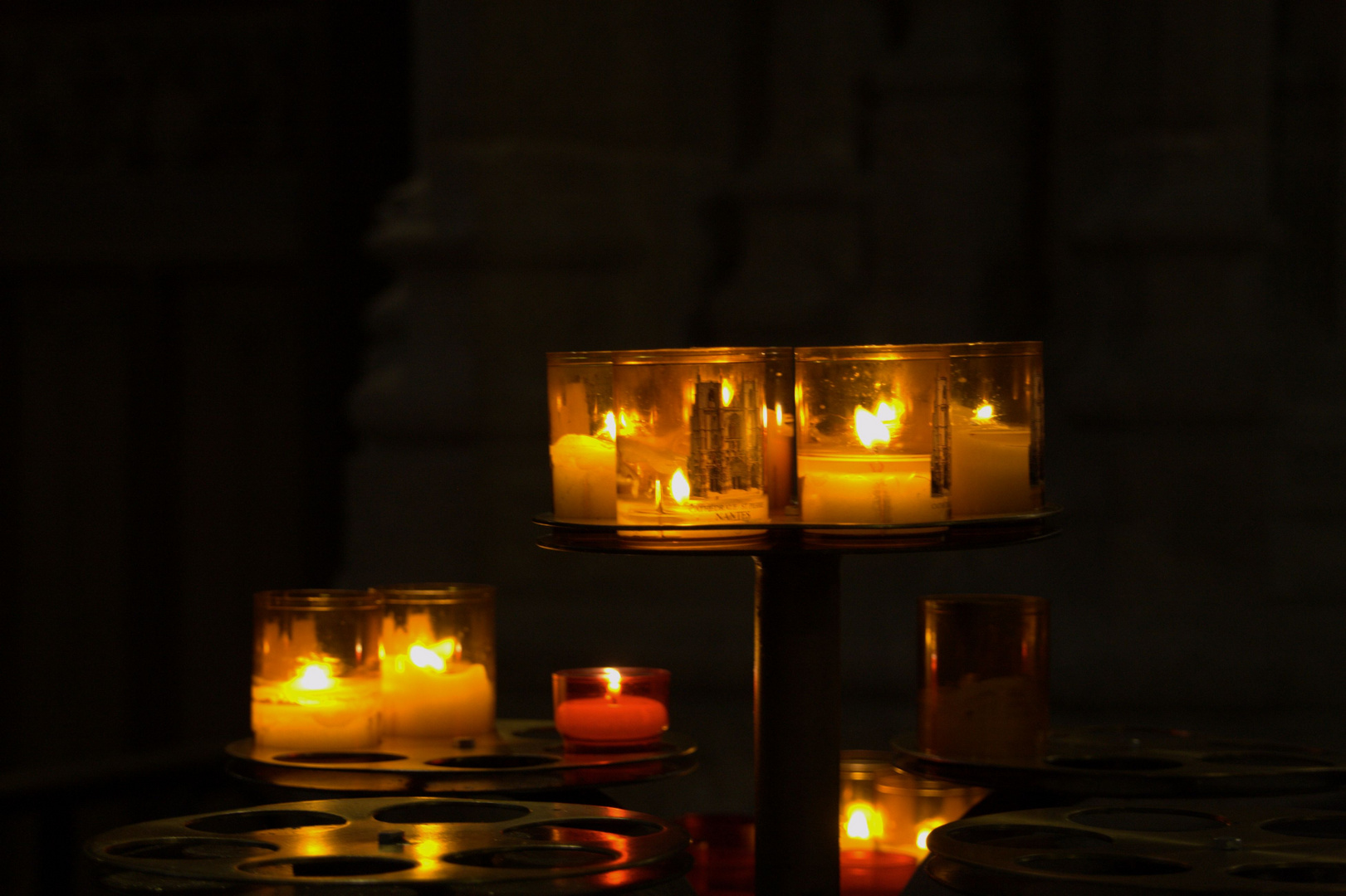 Lumières dans la cathédrale