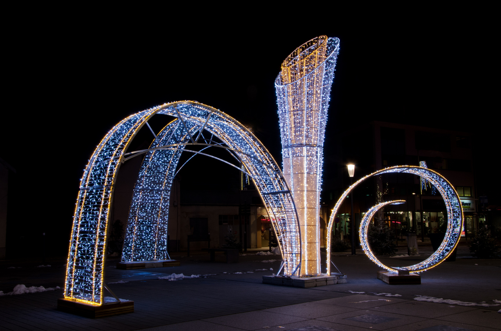 lumières de Noël à Audincourt