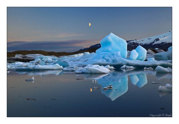 Lumières d'Islande XX - Le lac Glaciaire Jokulsarlon