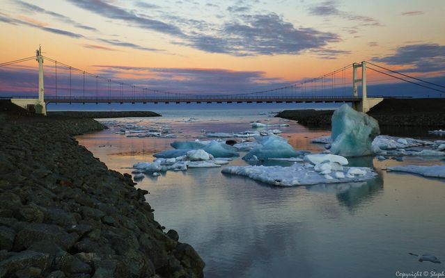 Lumières d'Islande XXIV - Le Lac Jokulsarlon