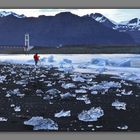 Lumières d'Islande XXIX - Lac glaciaire de Jokulsarlon, juste de l'autre côté , CAD côté mer...