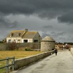 lumières du Cotentin sous la menace de l'orage