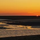 lumières du soir sur la baie du Mont Saint Michel