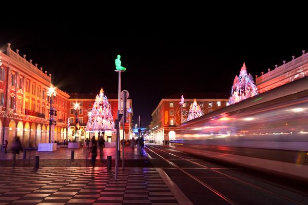 Lumières sur la ville : Nice