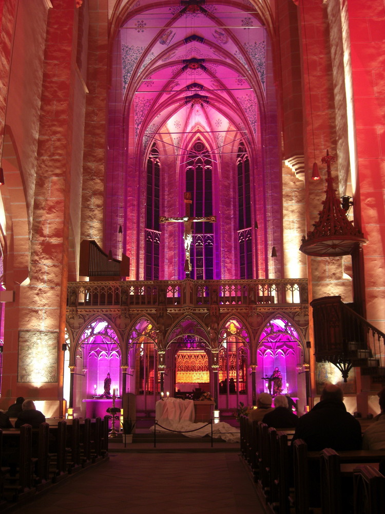 Luminale 2008 Oberwesel Liebfrauenkirche