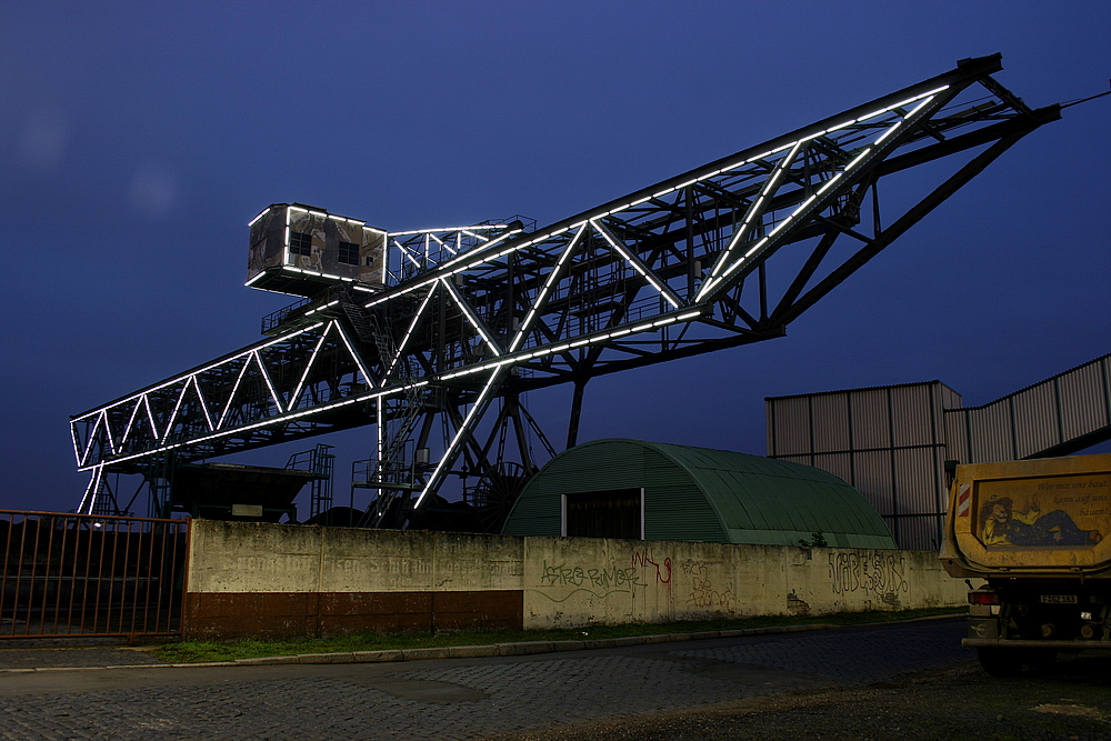 Luminale 2010, Kohlekran in Offenbach am Main I