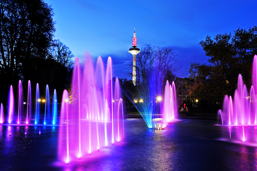 Luminale - 2012 Oktogonbrunnen Palmengarten Frankfurt