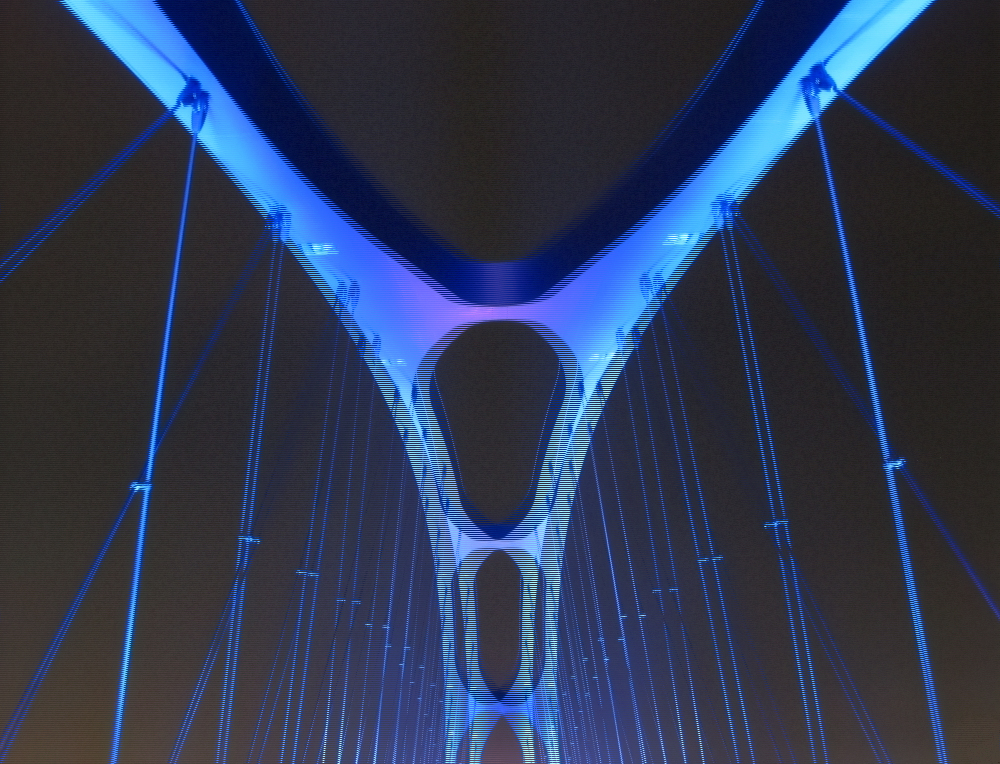 Luminale 2014: Osthafenbrücke 1
