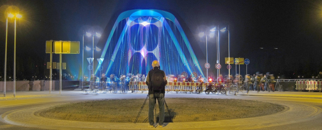 Luminale 2014: Osthafenbrücke 2