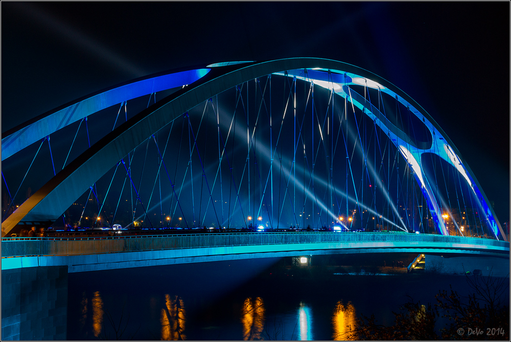 Luminale 2014 - Osthafenbrücke I