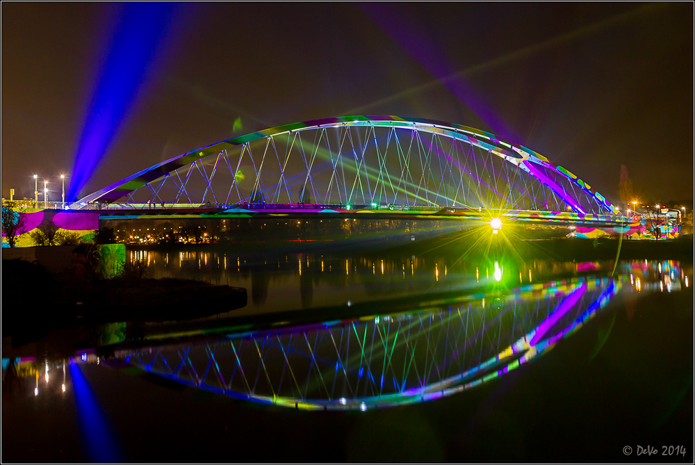 Luminale 2014 - Osthafenbrücke II