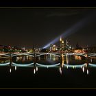 Luminaler Blick auf die Skyline