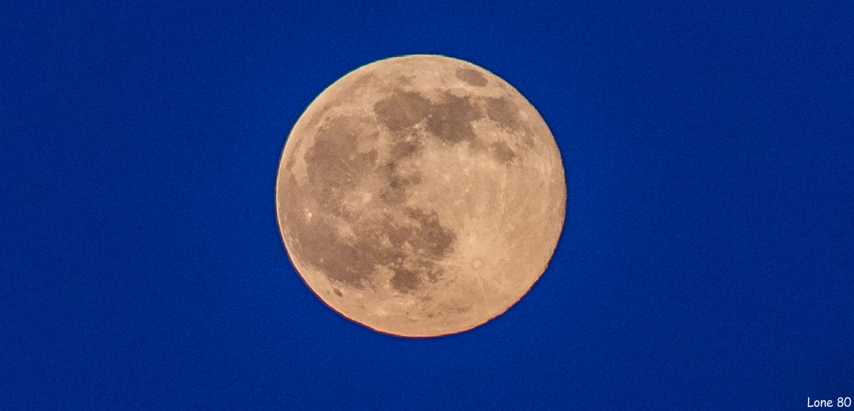 Luna all'ora blu