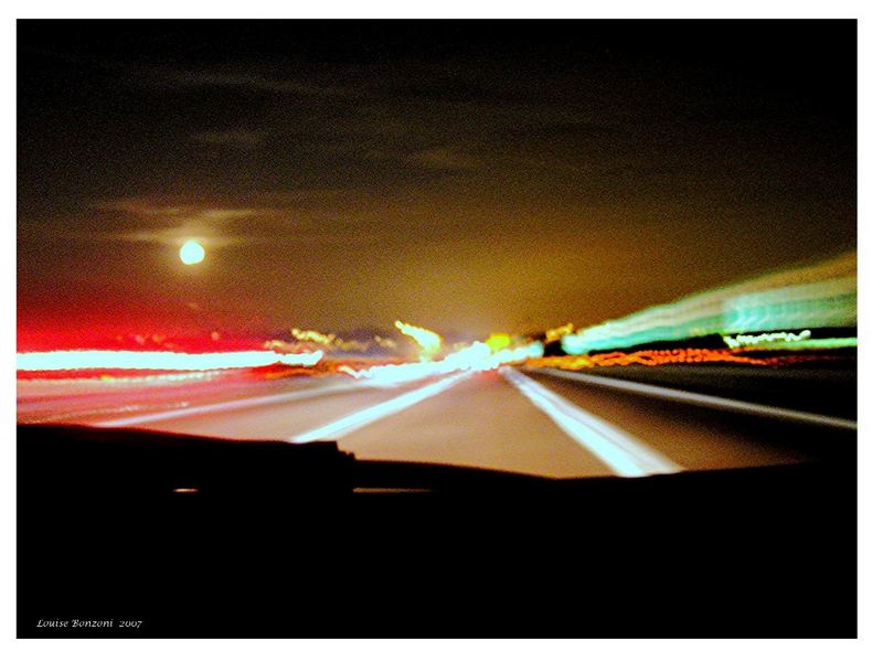 Luna in autostrada