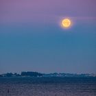 Luna llena de Junio al amanecer 2021.