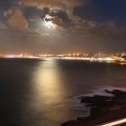 Luna llena sobre Las Palmas