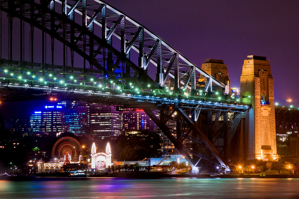 Luna Park at night