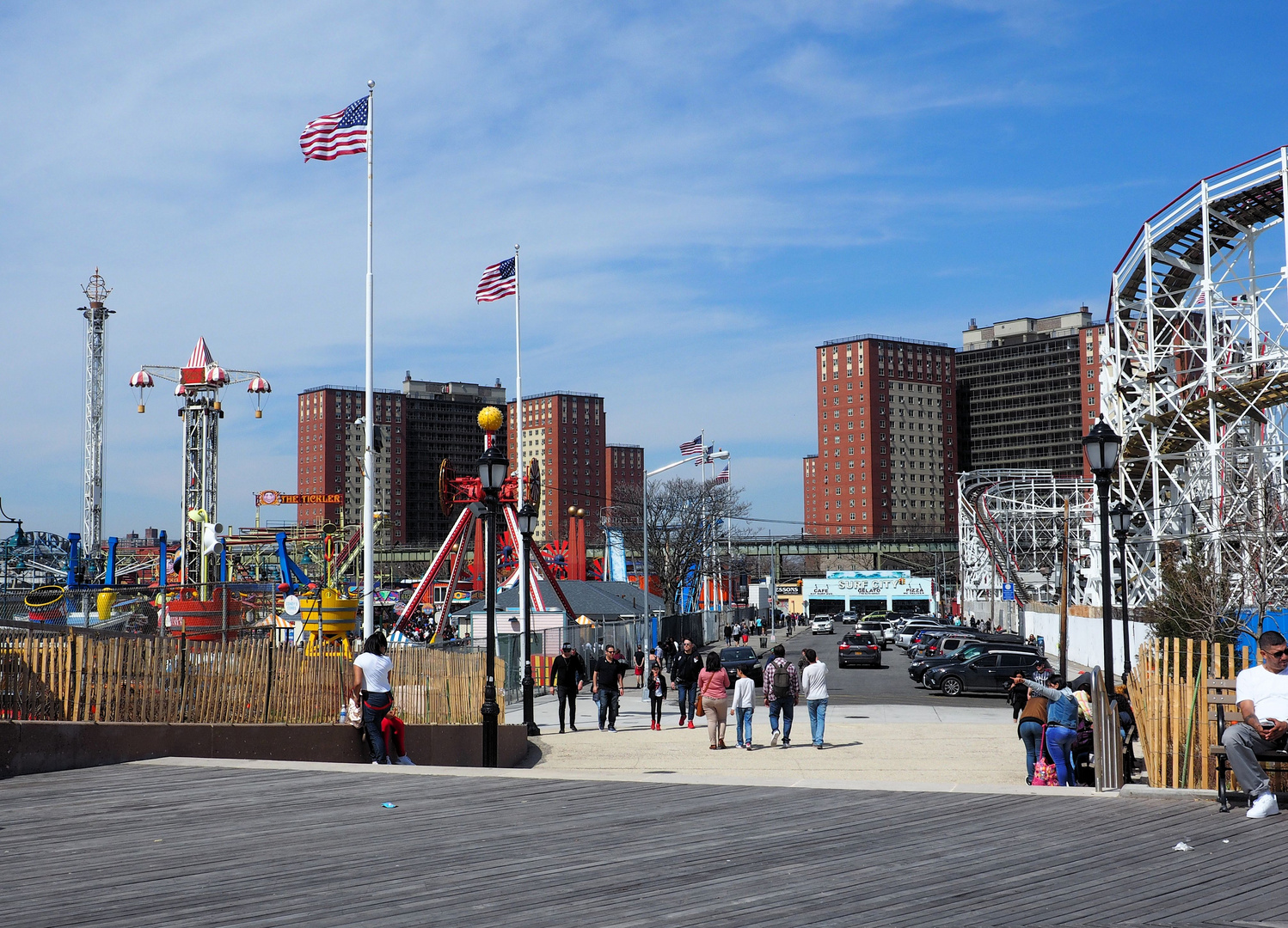 Luna Park Coney Island zum Blue Monday 