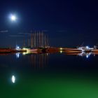Luna sul porto