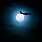 Luna y Avión